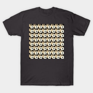 3D Cubes Roman mosaic T-Shirt